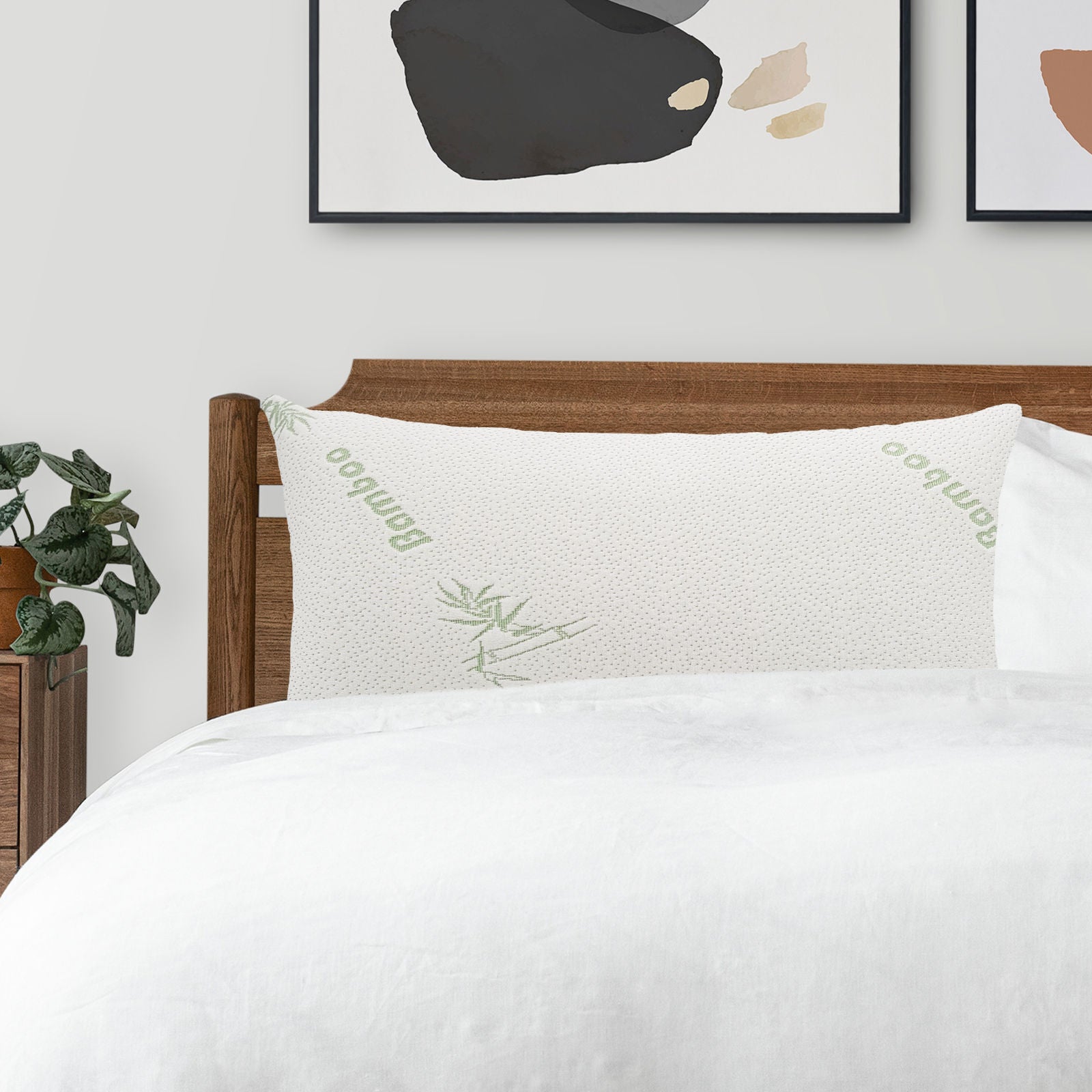 Royal Comfort Bamboo Blend Memory Foam Pillow 45 x 75CM-Bedding-PEROZ Accessories