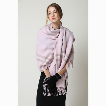 Ugg 100% Australian Merino Wool Reversible Wrap Dust Pink-Wrap-PEROZ Accessories