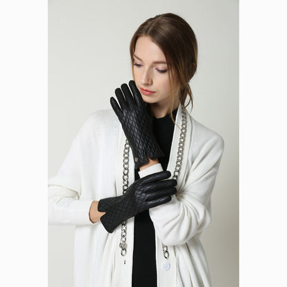 Ugg Ladies Diamond Stitch Glove-Gloves-PEROZ Accessories