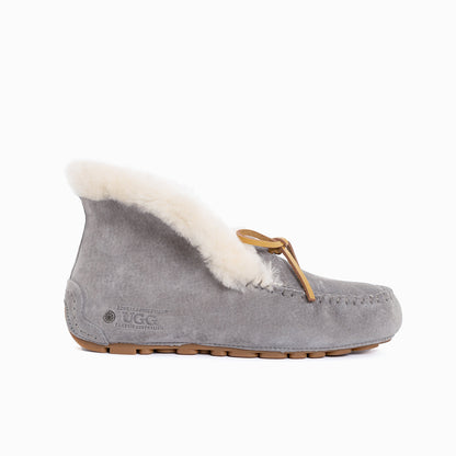 Ugg Jacee Collar Moccasin (Inner Wedge)-Loafers &amp; Moccasins-PEROZ Accessories