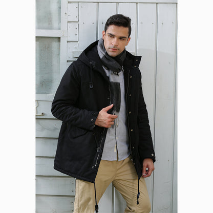 Ugg Cashmere &amp; Wool Scarf Blue Grey and Black-Scarves-PEROZ Accessories