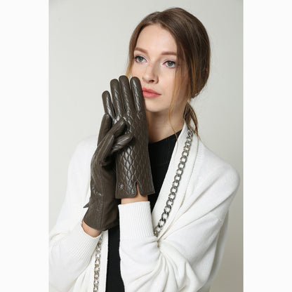 Ugg Ladies Diamond Stitch Glove-Gloves-PEROZ Accessories