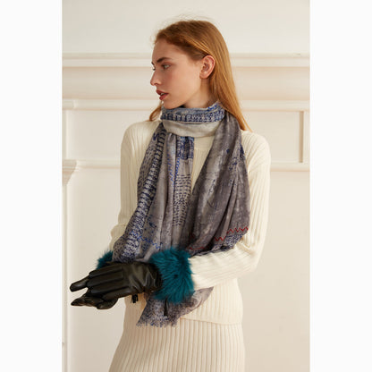 Ugg Gianna Touch Screen Fur Glove-Gloves-PEROZ Accessories