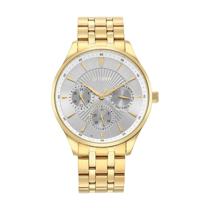 Titan Opulent III Silver Dial Multifunction Watch for Men-PEROZ Accessories
