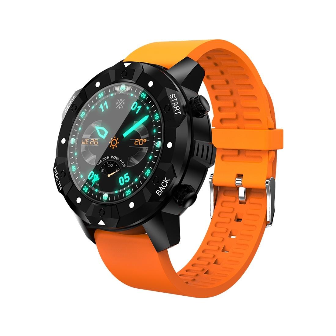 1.39 Inch Oled Screen Display Bluetooth Smart Watch Ip67 Waterproof Support Compass / Heart Rate Monitor / Sim Card / Gps Navigation Compatible With Android And Ios Phones Orange-Smart Watches-PEROZ Accessories