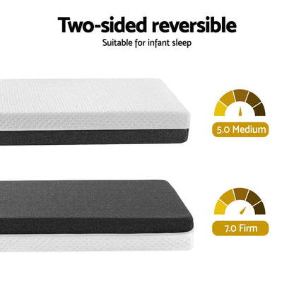 13cm Giselle Baby Cot Mattress Gel Foam-Baby &amp; Kids > Kid&
