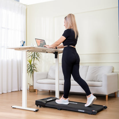 1.5 HP Electric Walking Pad Treadmill with Remote Control and Display Screen-Walking Pad-PEROZ Accessories