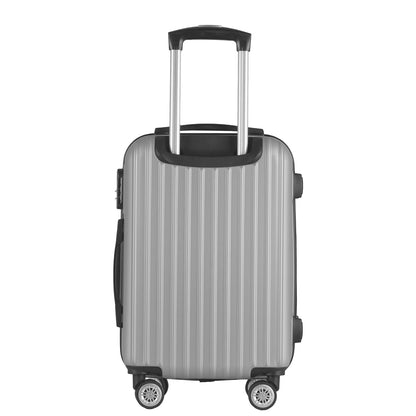 Milano Premium 3pc ABS Luggage Suitcase Luxury Hard Case Shockproof Travel Set-Luggage-PEROZ Accessories