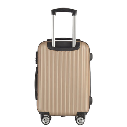 Milano Premium 3pc ABS Luggage Suitcase Luxury Hard Case Shockproof Travel Set-Luggage-PEROZ Accessories
