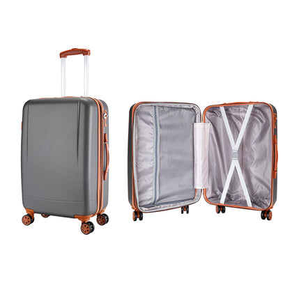 Milano Elite 3pc ABS Luggage Suitcase Luxury Hard Case Shockproof Travel Set-Luggage-PEROZ Accessories