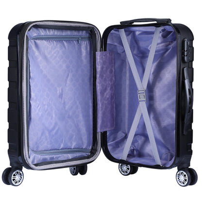 Milano XPander 3pc ABS Luggage Suitcase Luxury Hard Case Shockproof Travel Set-Luggage-PEROZ Accessories