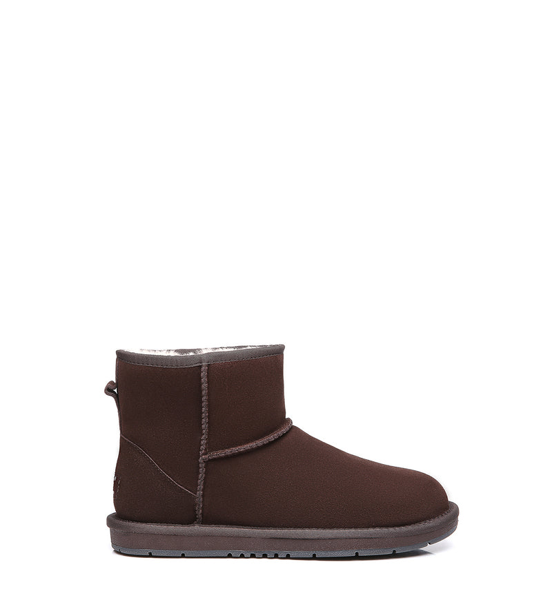 Water Resistant | UGG Boots Unisex Mini Classic Suede Sheepskin Wool Australian Shepherd-Boots-PEROZ Accessories