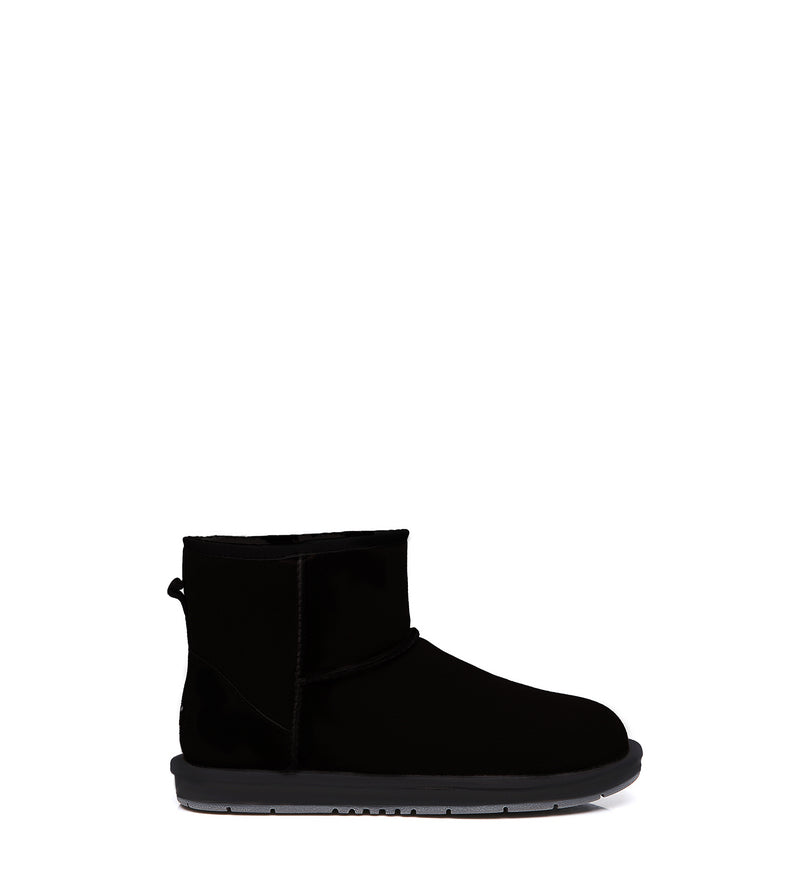 Water Resistant | UGG Boots Unisex Mini Classic Suede Sheepskin Wool Australian Shepherd-Boots-PEROZ Accessories