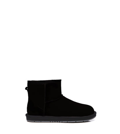 Water Resistant | UGG Boots Unisex Mini Classic Suede Sheepskin Wool Australian Shepherd-Boots-PEROZ Accessories