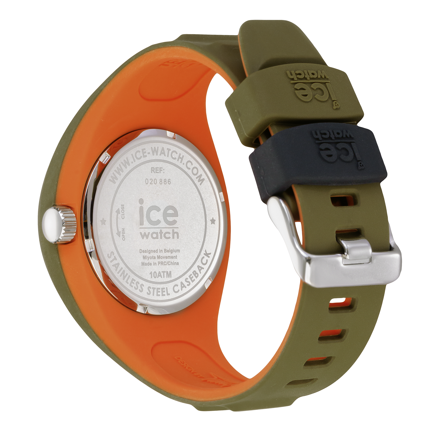 Pierre Leclercq Khaki orange - Medium-PEROZ Accessories