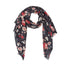 australian wool print wool scarf