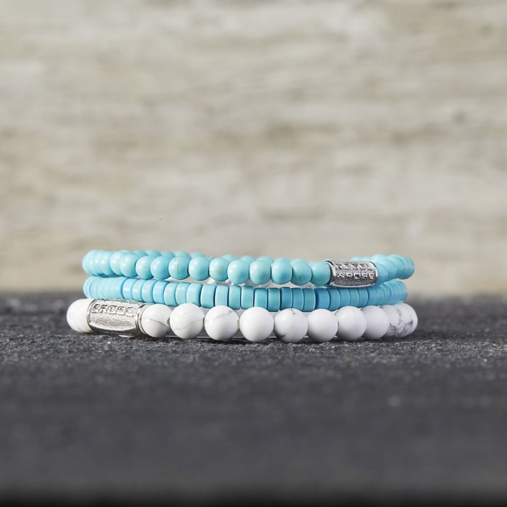 Rebel and Rose Virgin White 6mm Bracelet-PEROZ Accessories