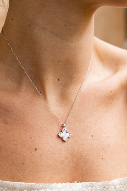 SYDNEY SOIRÉE FAIRWATER MOTHER OF PEARL PENDANT SILVER-PEROZ Accessories