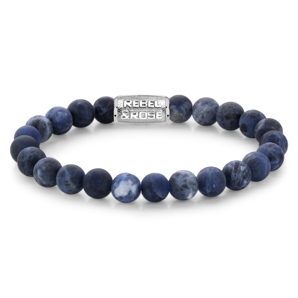 Rebel and Rose Mad Midnight 8mm Bracelet-PEROZ Accessories