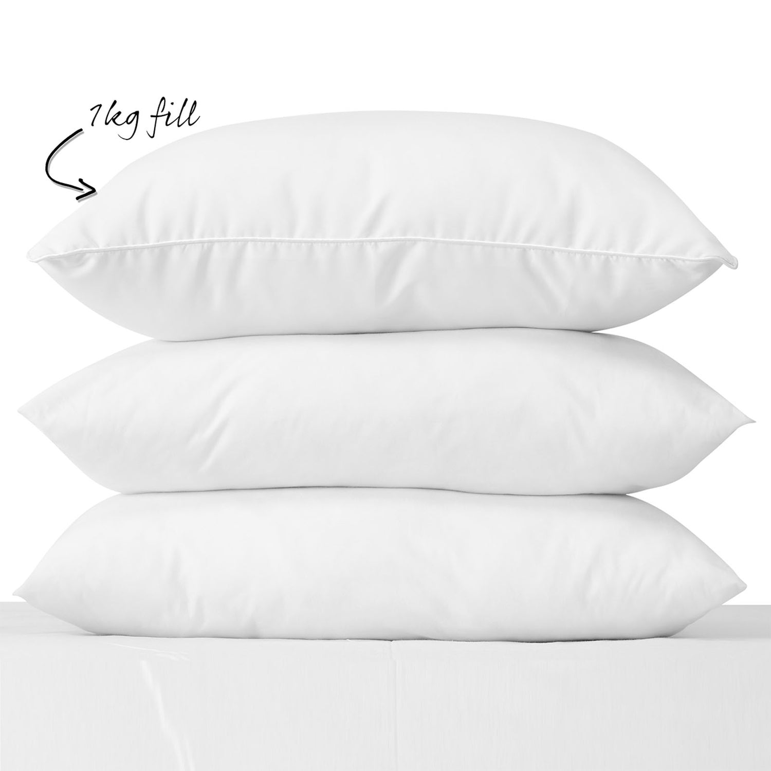 Royal Comfort Luxury Duck Feather &amp; Down Pillow Twin Pack Home Set-Bedding-PEROZ Accessories