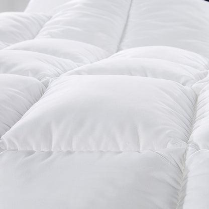 Royal Comfort Quilt 50% Duck Down 50% Duck Feather 233TC Cotton Pure Soft Duvet-Bedding-PEROZ Accessories