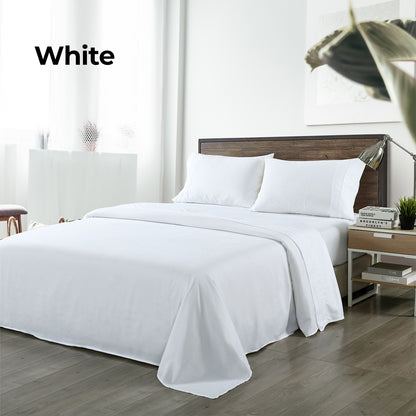 Royal Comfort Bamboo Blended Sheet &amp; Pillowcases Set 1000TC Ultra Soft Bedding-Bed Linen-PEROZ Accessories