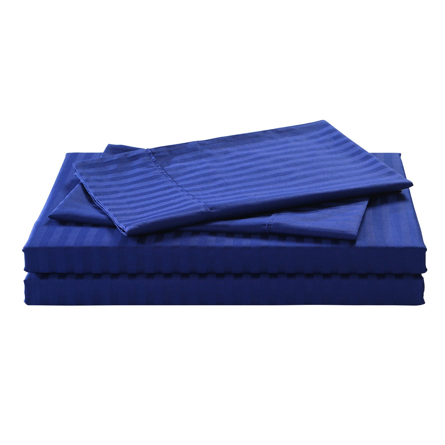 Kensington 1200 Thread Count 100% Cotton Sheet Set Stripe Hotel Grade-Bed Linen-PEROZ Accessories