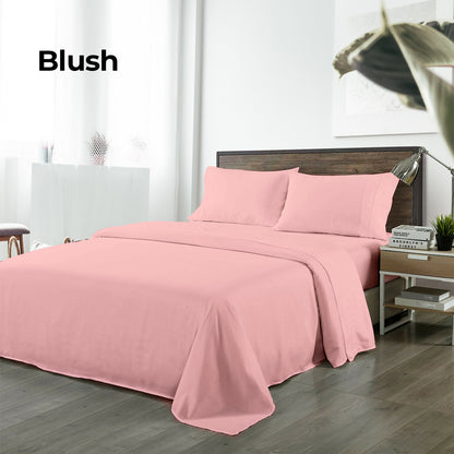 Royal Comfort Bamboo Blended Sheet &amp; Pillowcases Set 1000TC Ultra Soft Bedding-Bed Linen-PEROZ Accessories