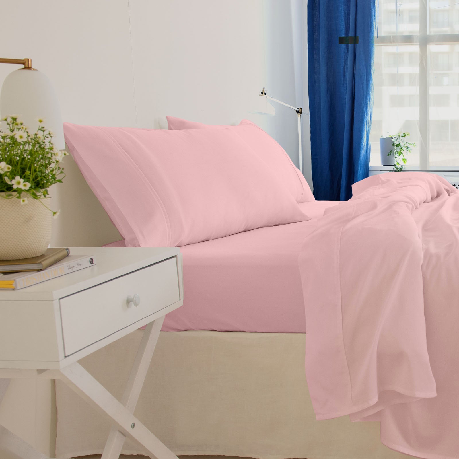Royal Comfort 1000TC Balmain Hotel Grade Bamboo Cotton Sheets Pillowcases Set-Bed Linen-PEROZ Accessories