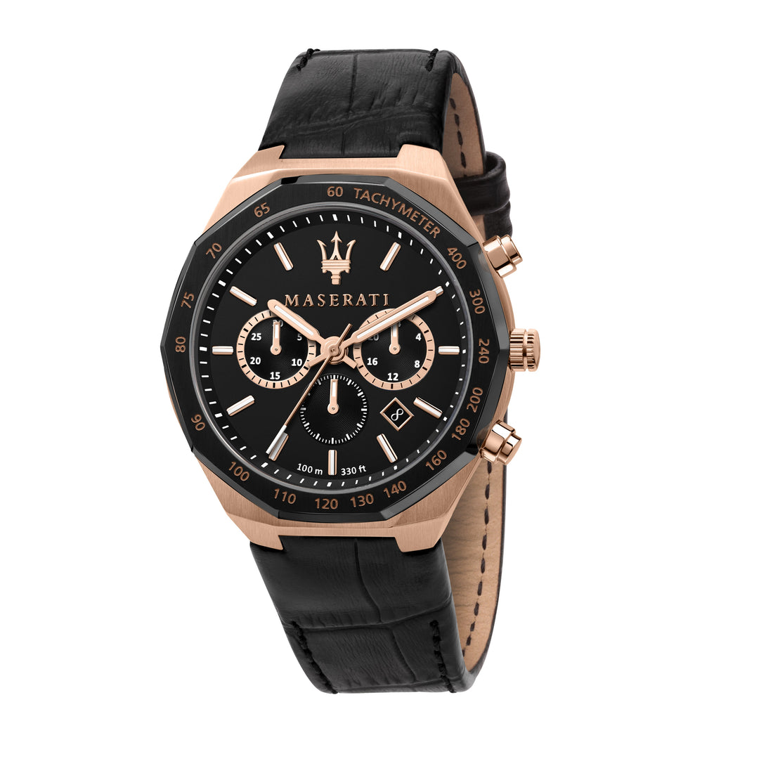 Maserati Stile Black Chronograph Watch-PEROZ Accessories