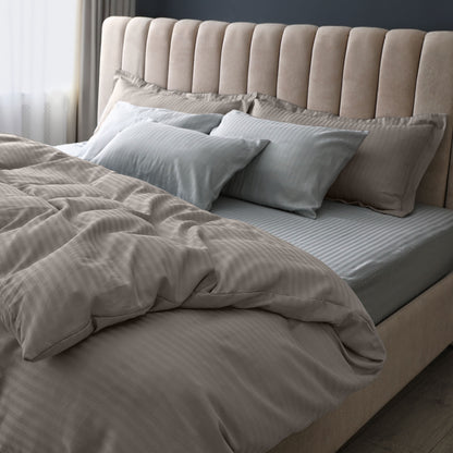 Royal Comfort 1200TC Quilt Cover Set Damask Cotton Blend Luxury Sateen Bedding-Bed Linen-PEROZ Accessories