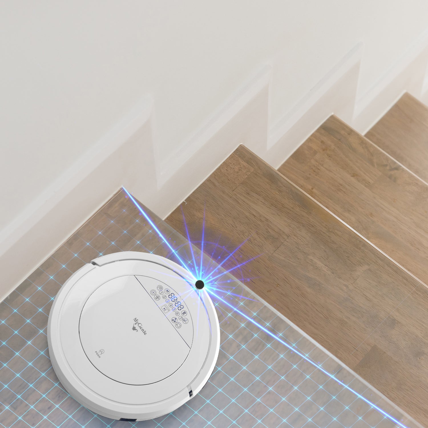 MyGenie ZX1000 Automatic Robotic Vacuum Cleaner Dry Wet Mop Sweep Floor-Small Home Appliances-PEROZ Accessories