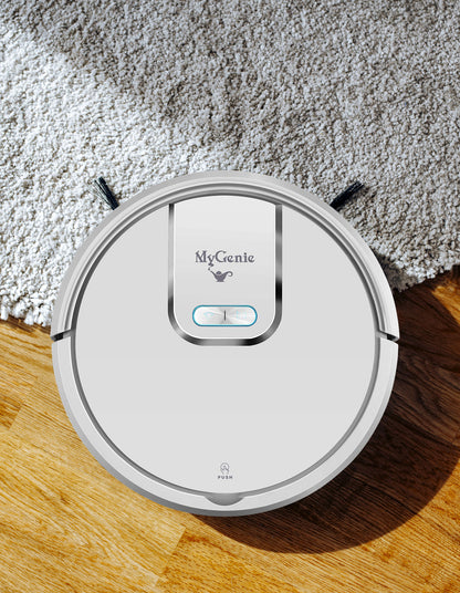 MyGenie WI-FI GMAX Robotic Vacuum Cleaner Mop App Control Dry &amp; Wet Auto Robot-Small Home Appliances-PEROZ Accessories