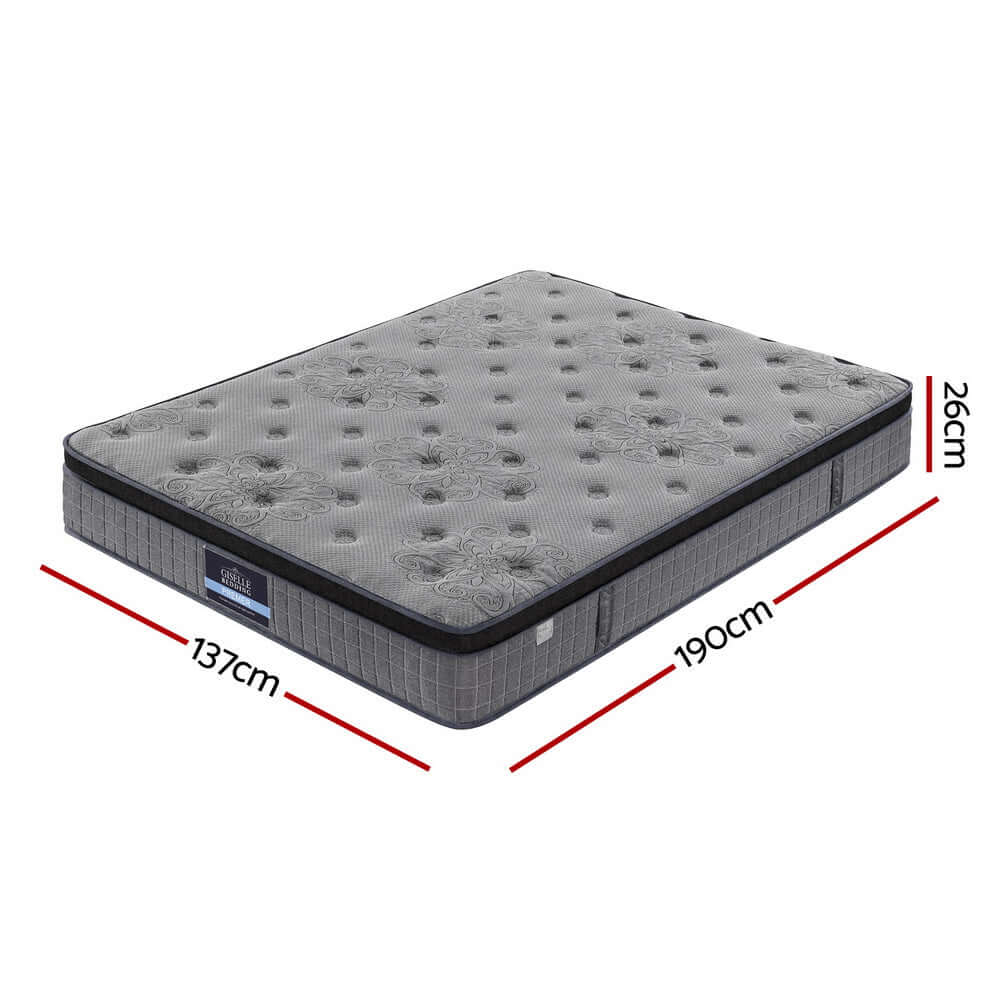 26cm Giselle Mattress Double Latex Foam Mattresses-Home &amp; Garden > Bedding > Pillows-PEROZ Accessories