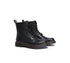 EVERAU® Women Leather Lace Up Black Chunky Boots Simona-PEROZ Accessories