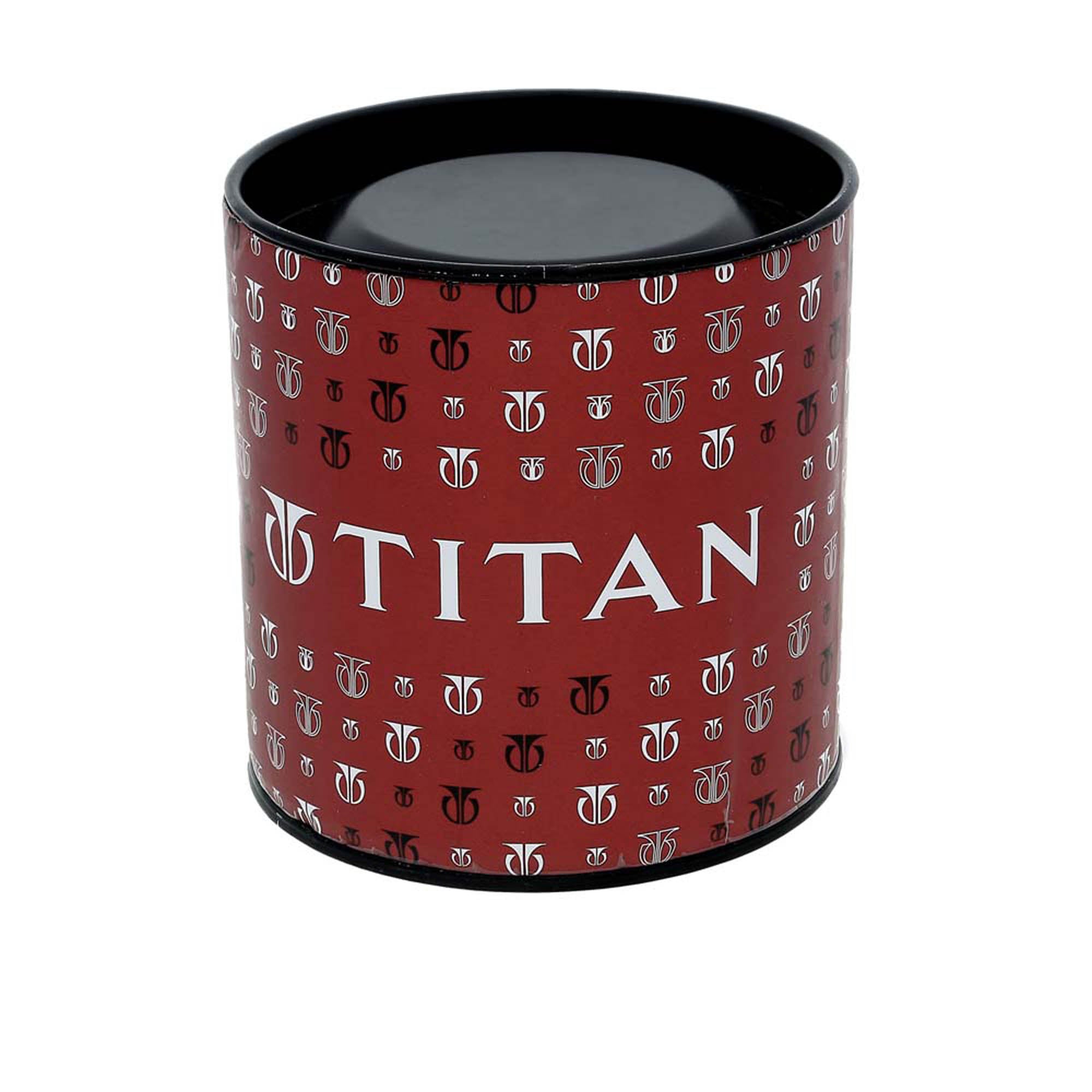 Titan Quartz Analogue with Day and Date Silver Dial Stainless Steel Strap Watch for Men-PEROZ Accessories