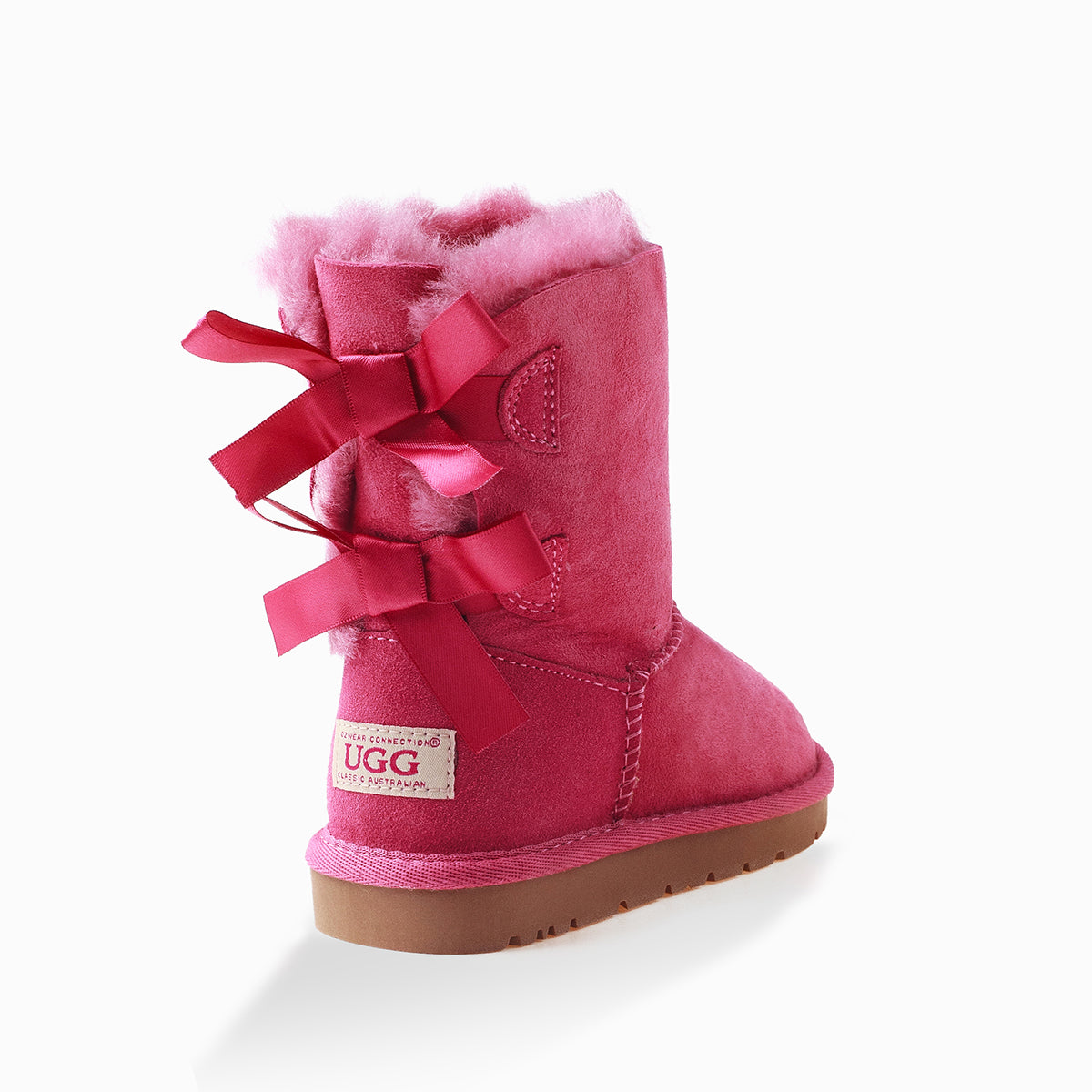 Ugg Kids 2 Ribbon Boots (Water Resistant)-Kid Boots-PEROZ Accessories