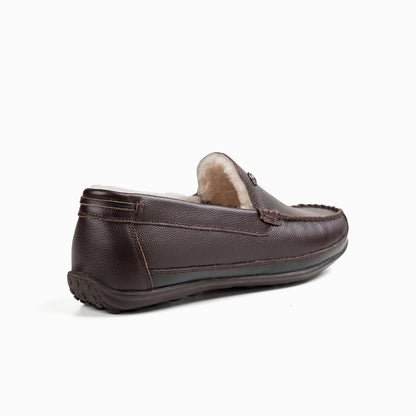 Ugg Mens Ryan Plain Moccasin-Loafers &amp; Moccasins-PEROZ Accessories