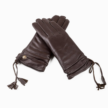 Ugg Ladies Tassle Glove-Gloves-PEROZ Accessories