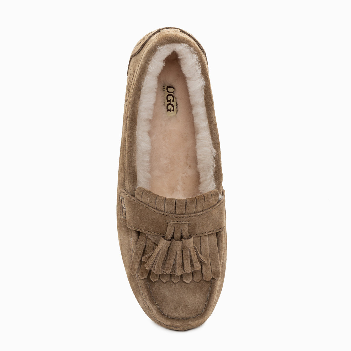 Ugg Rylee Tassel Moccasins (Inner Wedge)-Loafers &amp; Moccasins-PEROZ Accessories