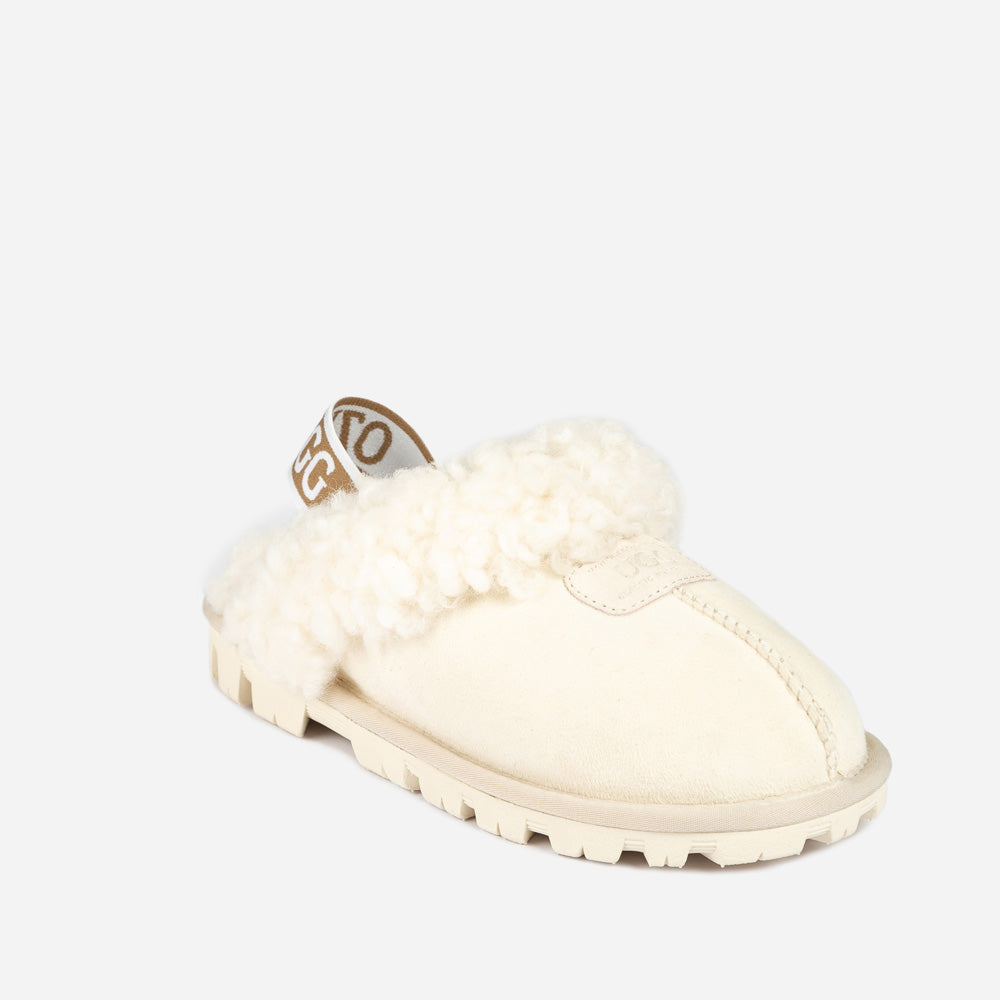 Ugg Coquette Curly Slipper (Elastic Backstrap)-LADIES UGG-PEROZ Accessories