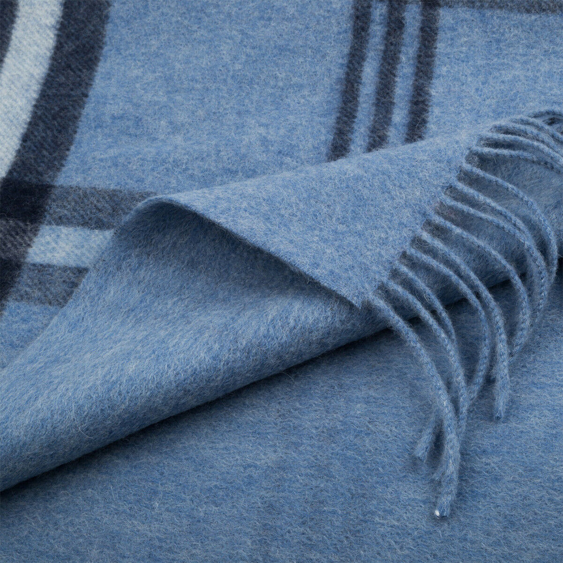 Ugg 100% Australian Merino Wool Reversible Wrap Steel Blue-Wrap-PEROZ Accessories
