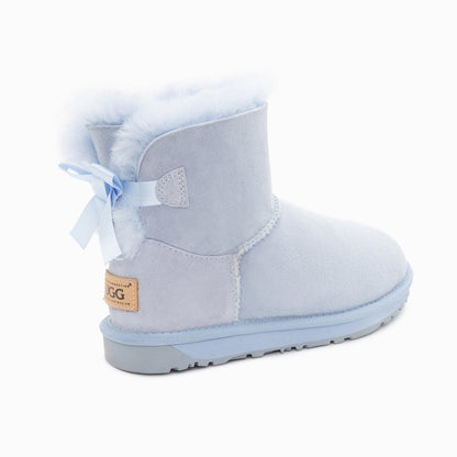 Ugg Classic Mini Bailey Bow Boots (Water Resistant)-Boots-PEROZ Accessories