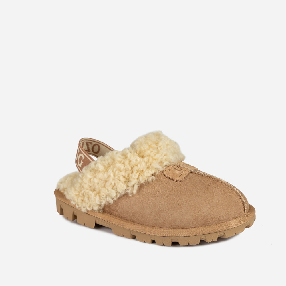 Ugg Coquette Curly Slipper (Elastic Backstrap)-LADIES UGG-PEROZ Accessories