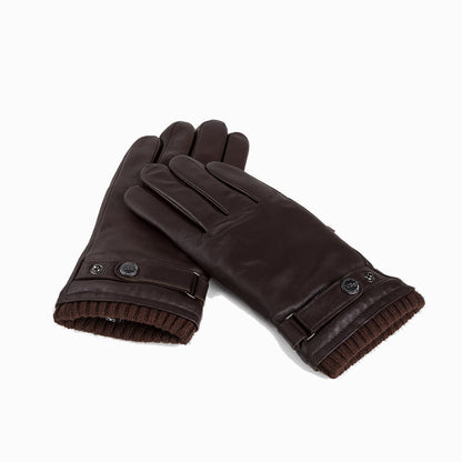 Ugg Mens Silver Stud Tab Glove (Touch Screen)-Gloves-PEROZ Accessories