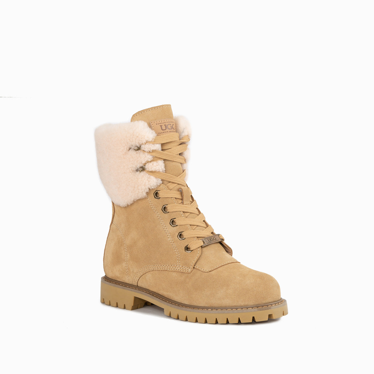 Ugg Liliana Shearling Zip Boots-Boots-PEROZ Accessories