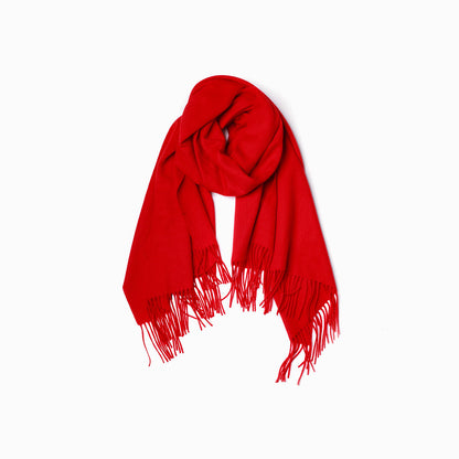 Ugg Cashmere &amp; Wool Wrap Red-Wrap-PEROZ Accessories