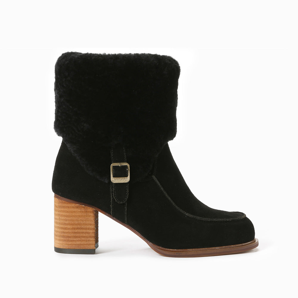 Ugg Presley Platform Ankle Boots-Boots-PEROZ Accessories