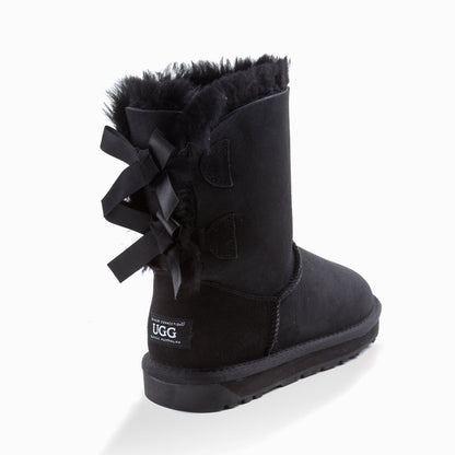 Ugg Classic Bailey Bow Boots (Water Resistant)-Boots-PEROZ Accessories