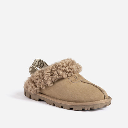 Ugg Coquette Curly Slipper (Elastic Backstrap)-LADIES UGG-PEROZ Accessories